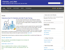 Tablet Screenshot of chemistryandmath.wordpress.com