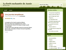Tablet Screenshot of anniemasson32009.wordpress.com