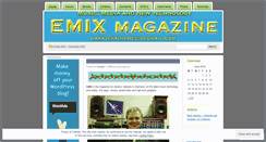 Desktop Screenshot of emixmagazine.wordpress.com