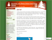 Tablet Screenshot of christmasbiblereading.wordpress.com