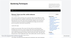 Desktop Screenshot of gardeningtechniques.wordpress.com