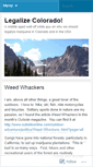 Mobile Screenshot of legalizecolorado.wordpress.com