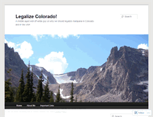 Tablet Screenshot of legalizecolorado.wordpress.com