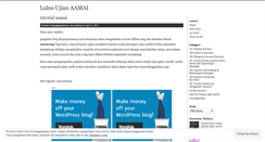 Desktop Screenshot of lulusujianaamai.wordpress.com