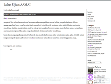 Tablet Screenshot of lulusujianaamai.wordpress.com