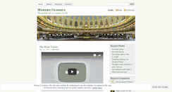 Desktop Screenshot of modernclassics.wordpress.com