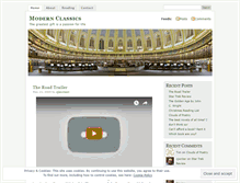 Tablet Screenshot of modernclassics.wordpress.com