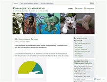 Tablet Screenshot of cosasquememolestan.wordpress.com
