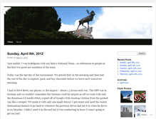 Tablet Screenshot of cariboutour.wordpress.com