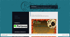 Desktop Screenshot of portavozz.wordpress.com