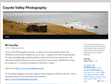 Tablet Screenshot of coyotevalley.wordpress.com