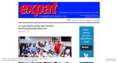 Desktop Screenshot of expatphilippines.wordpress.com