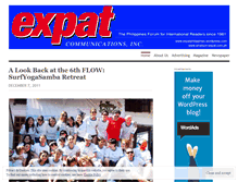 Tablet Screenshot of expatphilippines.wordpress.com