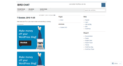 Desktop Screenshot of birdchat.wordpress.com