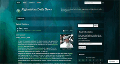 Desktop Screenshot of afghanistandaily.wordpress.com