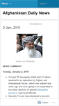 Mobile Screenshot of afghanistandaily.wordpress.com