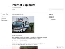 Tablet Screenshot of internetexplorerz.wordpress.com