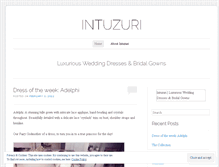 Tablet Screenshot of intuzuri.wordpress.com