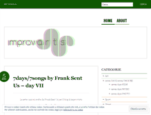 Tablet Screenshot of improvarts.wordpress.com