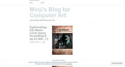 Desktop Screenshot of minji11computerartym.wordpress.com