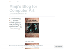 Tablet Screenshot of minji11computerartym.wordpress.com