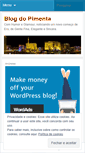 Mobile Screenshot of blogdopimenta.wordpress.com