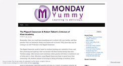 Desktop Screenshot of mondayyummy.wordpress.com