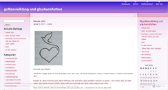 Desktop Screenshot of gottesvielklang.wordpress.com