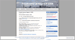 Desktop Screenshot of panv2008.wordpress.com