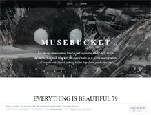 Tablet Screenshot of musebucket.wordpress.com