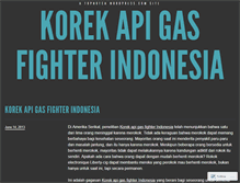 Tablet Screenshot of bkorekapigasfighterindonesia.wordpress.com