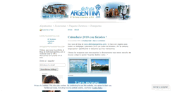 Desktop Screenshot of disfrutaargentina.wordpress.com