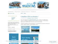 Tablet Screenshot of disfrutaargentina.wordpress.com