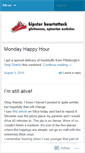 Mobile Screenshot of hipsterheartattack.wordpress.com
