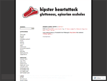 Tablet Screenshot of hipsterheartattack.wordpress.com