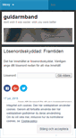 Mobile Screenshot of guldarmband.wordpress.com
