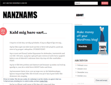 Tablet Screenshot of nanznams.wordpress.com