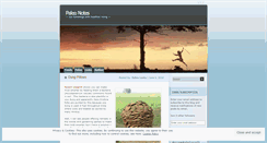 Desktop Screenshot of paleonotes.wordpress.com