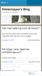 Mobile Screenshot of klisterlappar.wordpress.com