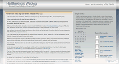 Desktop Screenshot of hailtheking.wordpress.com