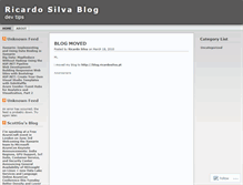 Tablet Screenshot of devtipsbyricardosilva.wordpress.com