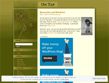 Tablet Screenshot of ontap.wordpress.com