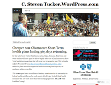 Tablet Screenshot of csteventucker.wordpress.com