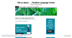 Desktop Screenshot of flextimeblog.wordpress.com