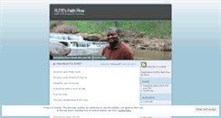 Desktop Screenshot of flitesfaithflow.wordpress.com
