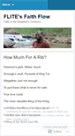 Mobile Screenshot of flitesfaithflow.wordpress.com
