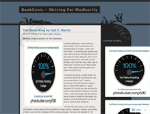 Tablet Screenshot of bookcynic.wordpress.com
