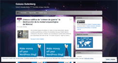 Desktop Screenshot of galaxiagutenberg.wordpress.com
