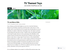 Tablet Screenshot of moviethemedtoysgreatforchristmas.wordpress.com