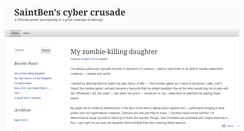 Desktop Screenshot of cybercrusade.wordpress.com